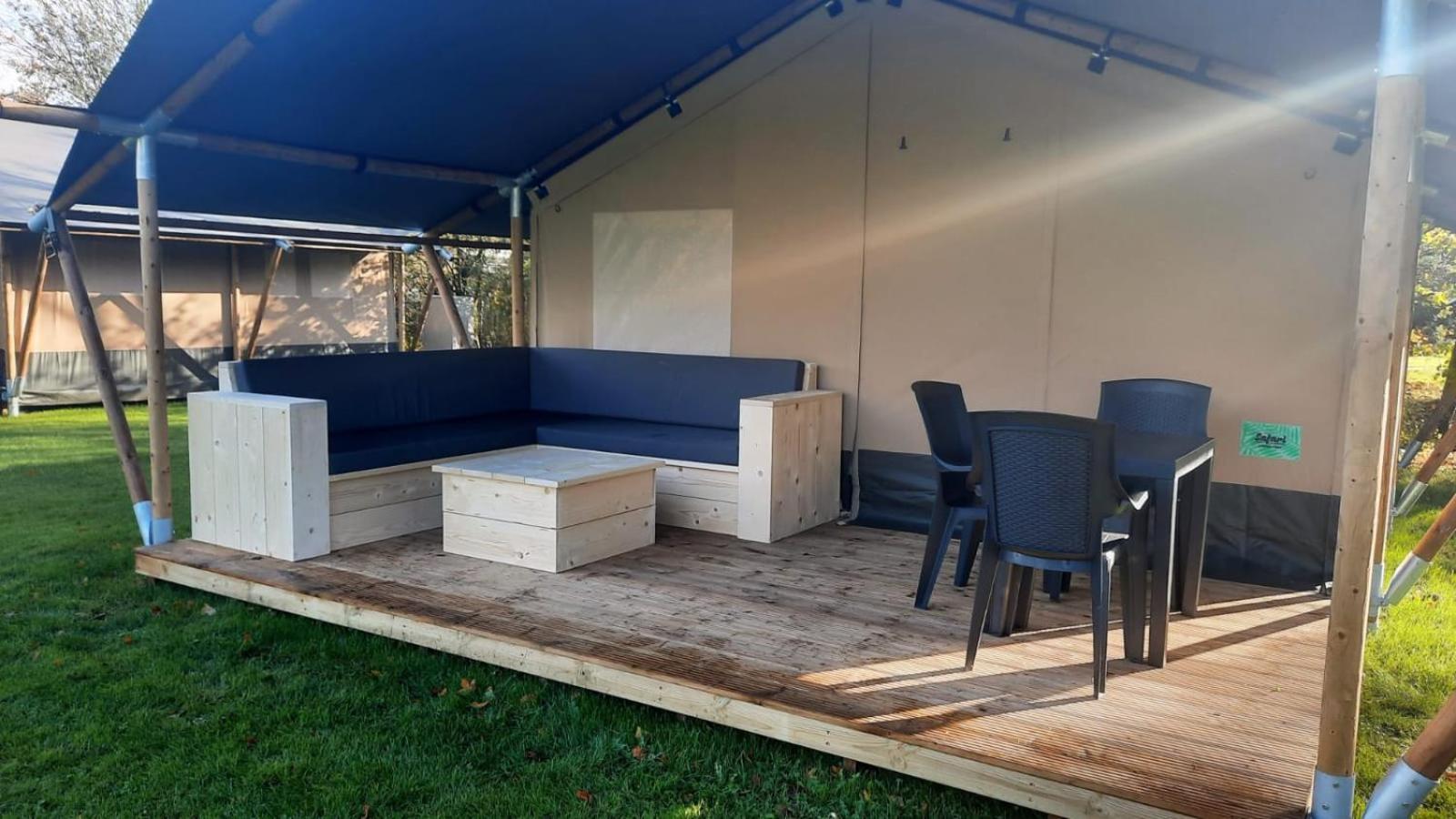 Camping Alkenhaer Appelscha Trekkerstent Safaritent 外观 照片